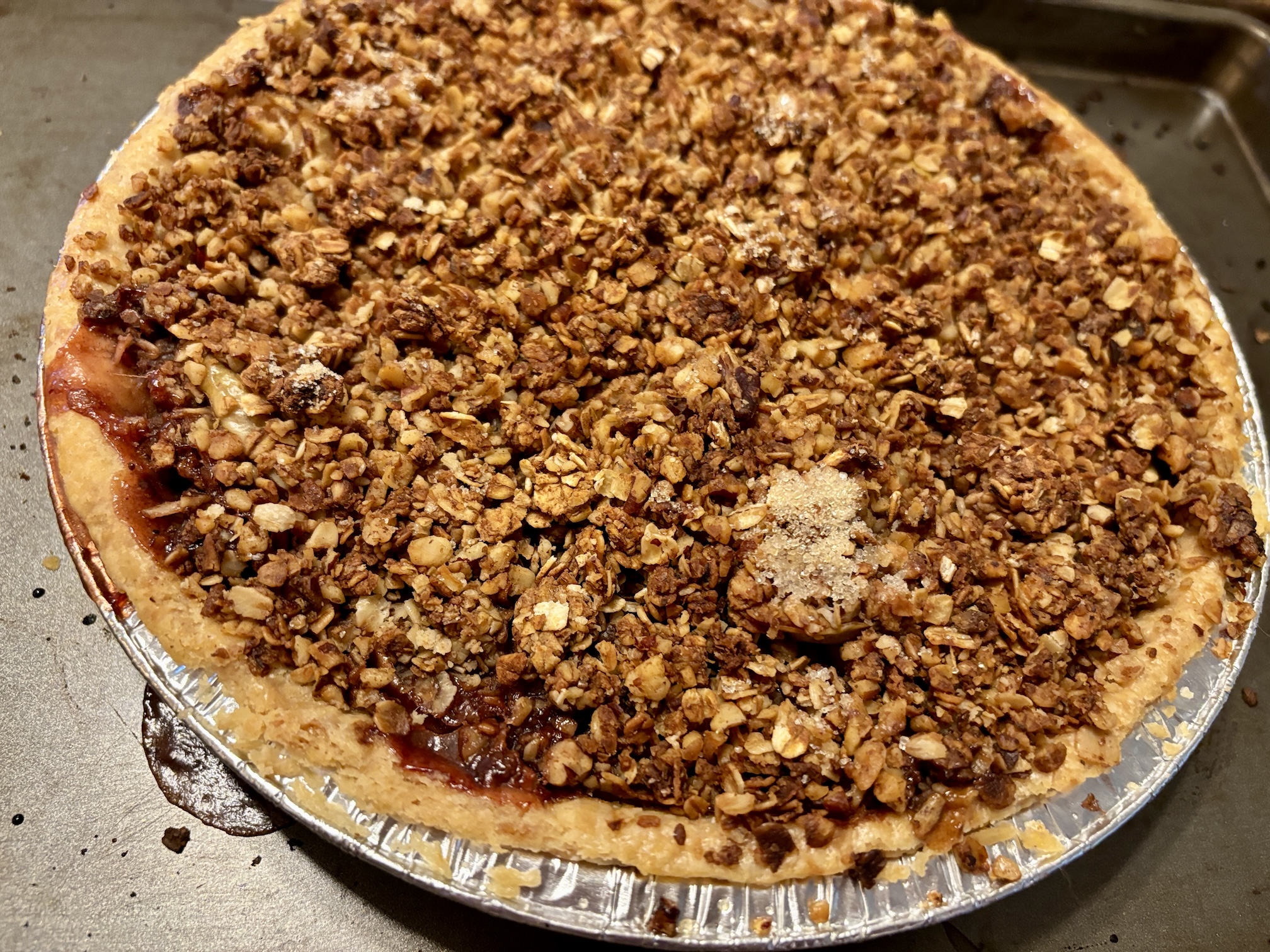 AppleCranberryCrispPie