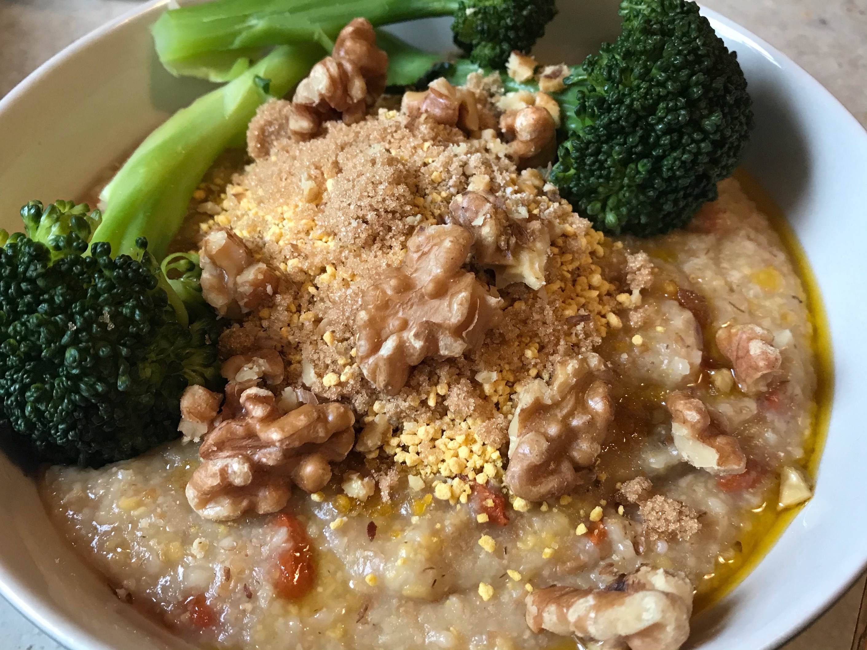 Breakfast Hot Cereal with Broccoli  Breakfast Hot Cereal with Broccoli