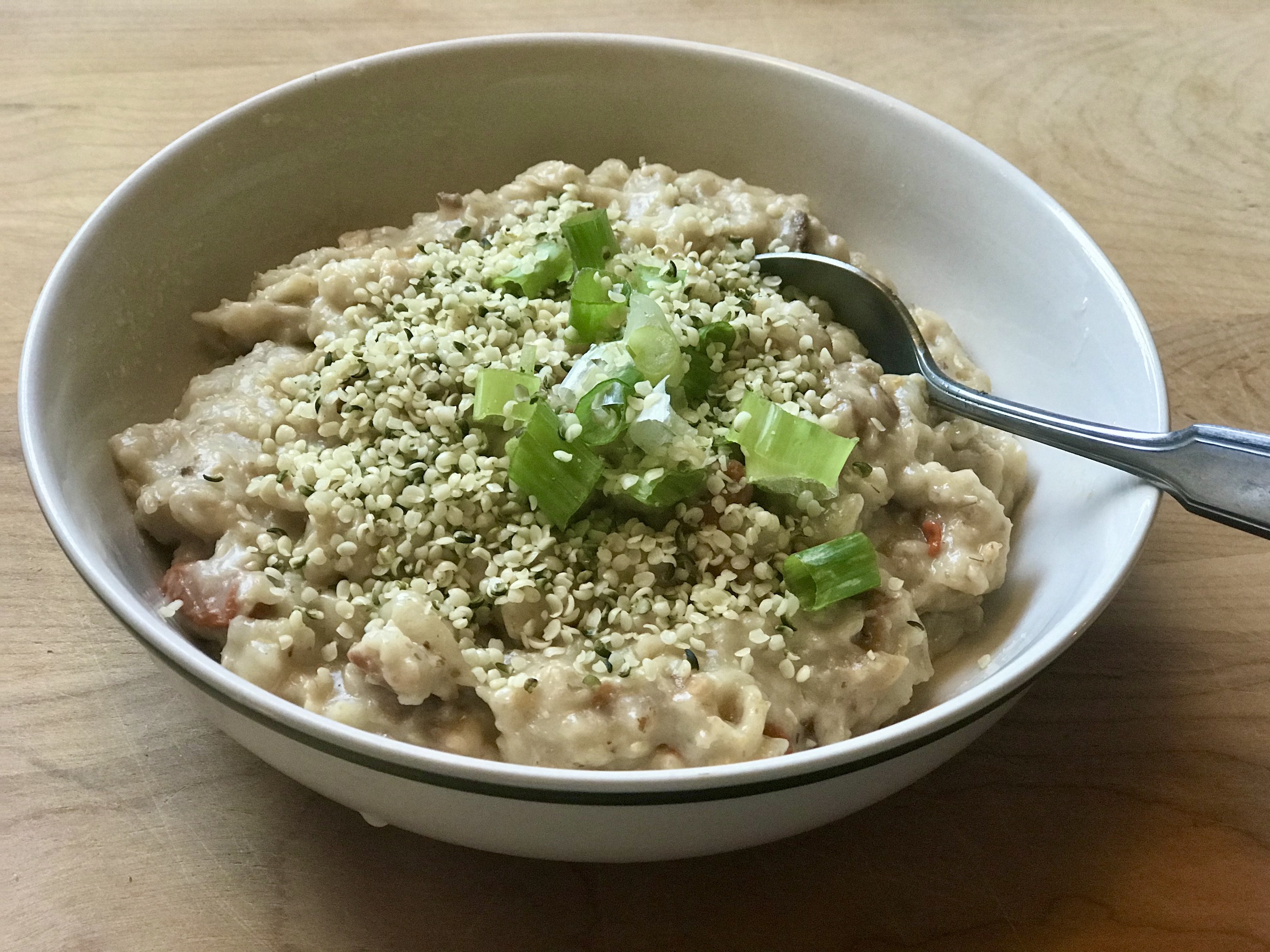 Breakfast Porridge with hemp seeds Breakfast Porridge with hemp seeds