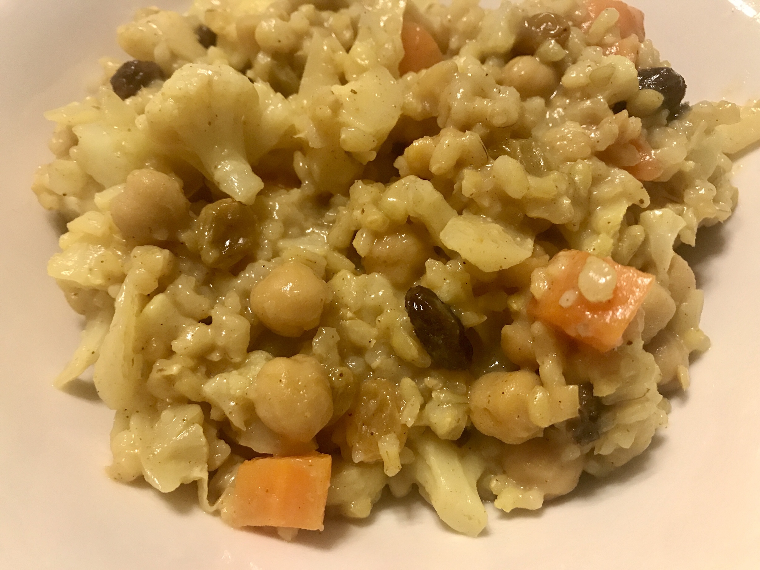 Brown Rice Refried with Veg & Dried Fruit