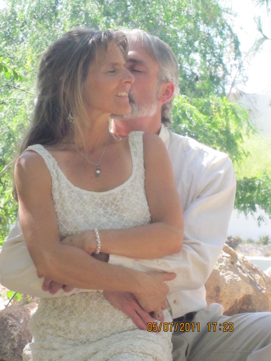 Don & I during our wedding 2011