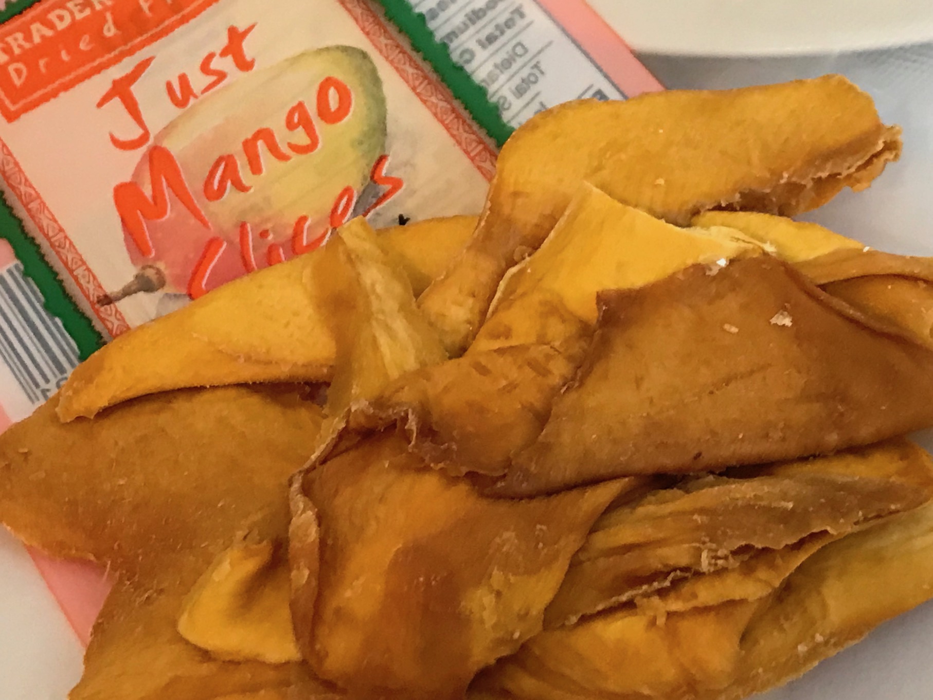 Just Mango dried mango Trader Joe's