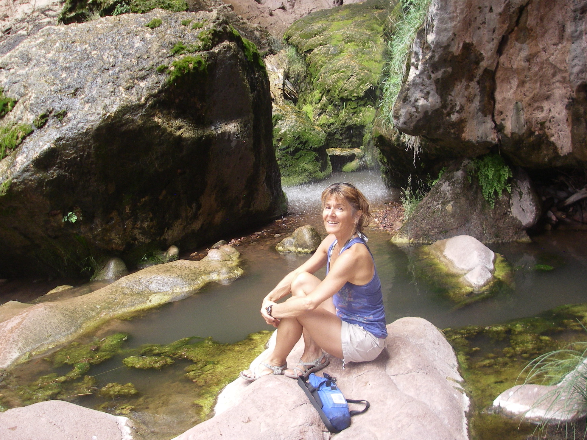 Me at waterfalls near Payson, AZ