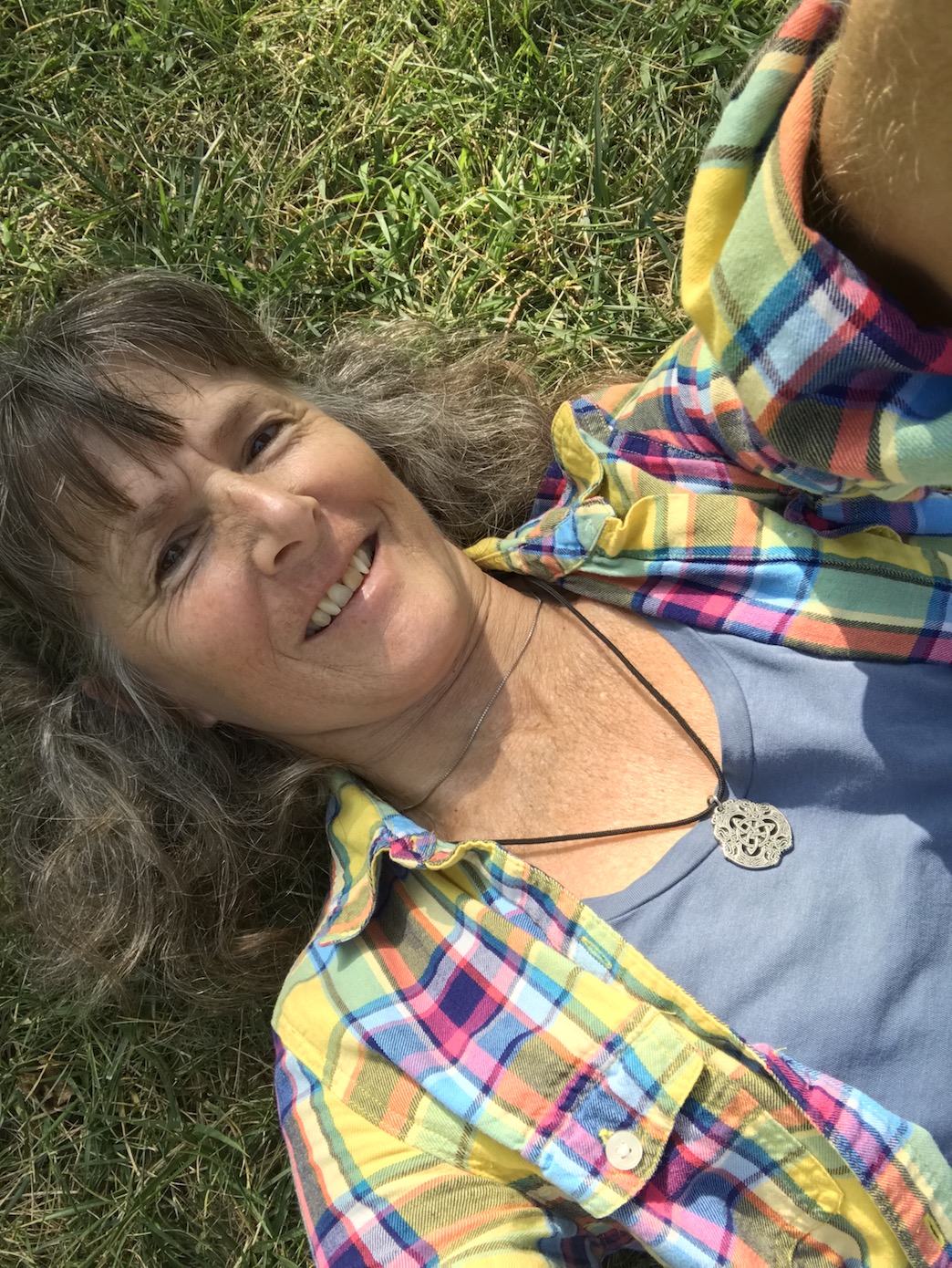 Me lying on grass in Waterville, OH Me lying on grass in Waterville, OH