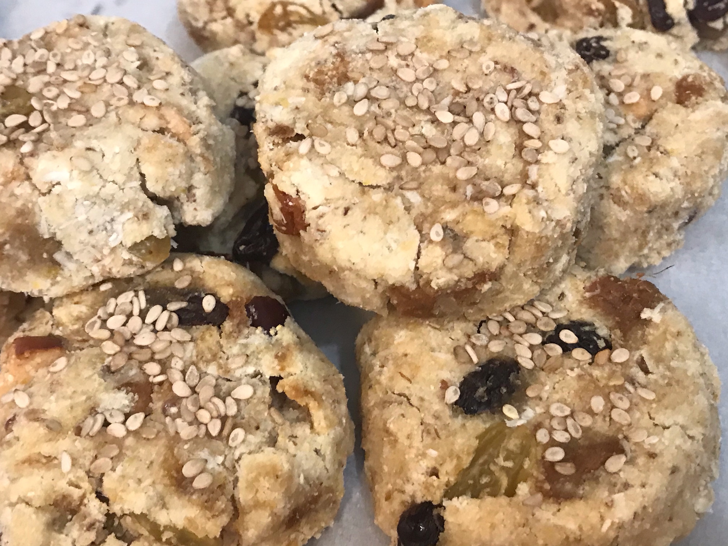 Gluten-Free Lemon Mango Okara Cookies