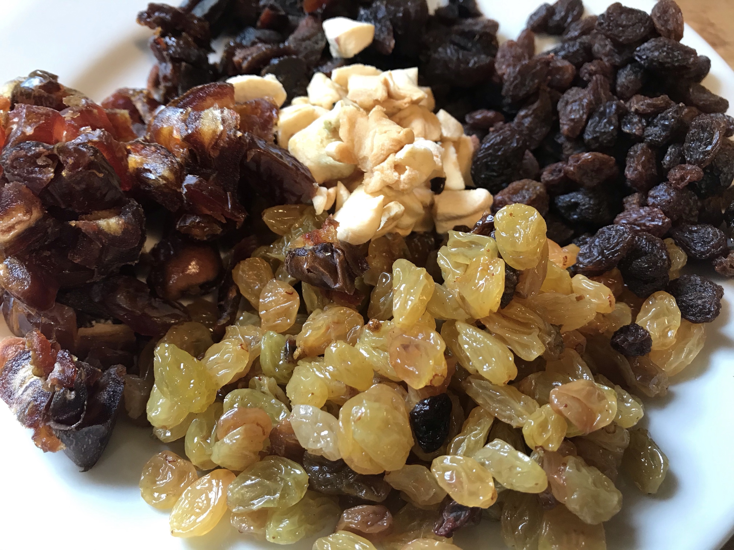 Dried fruit for making Okara Bannock Cookies and Brownies Dried fruit for making Okara Bannock Cookies and Brownies