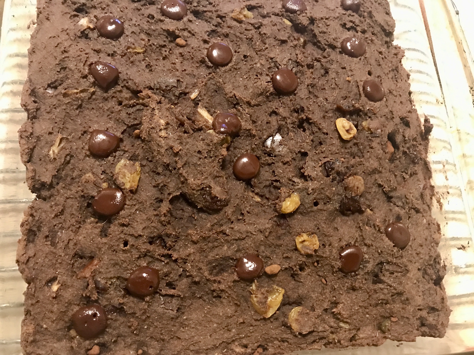 Carob Peanut Butter Okara Brownies just baked Carob Peanut Butter Okara Brownies just baked