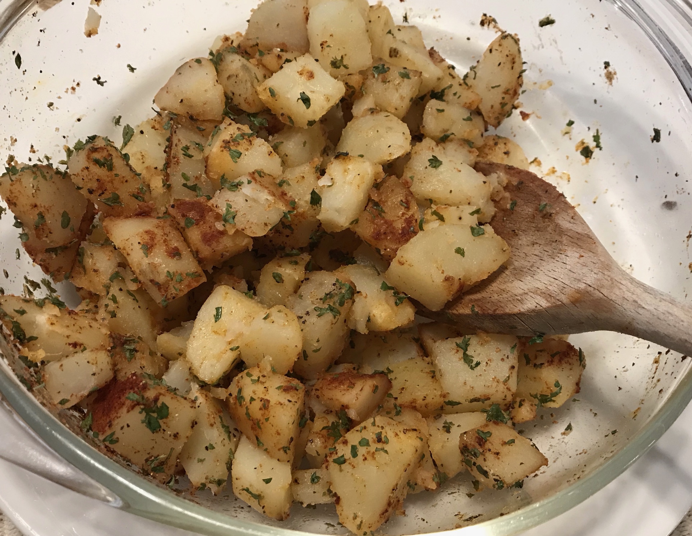 Potatoes Steamed and seasoned