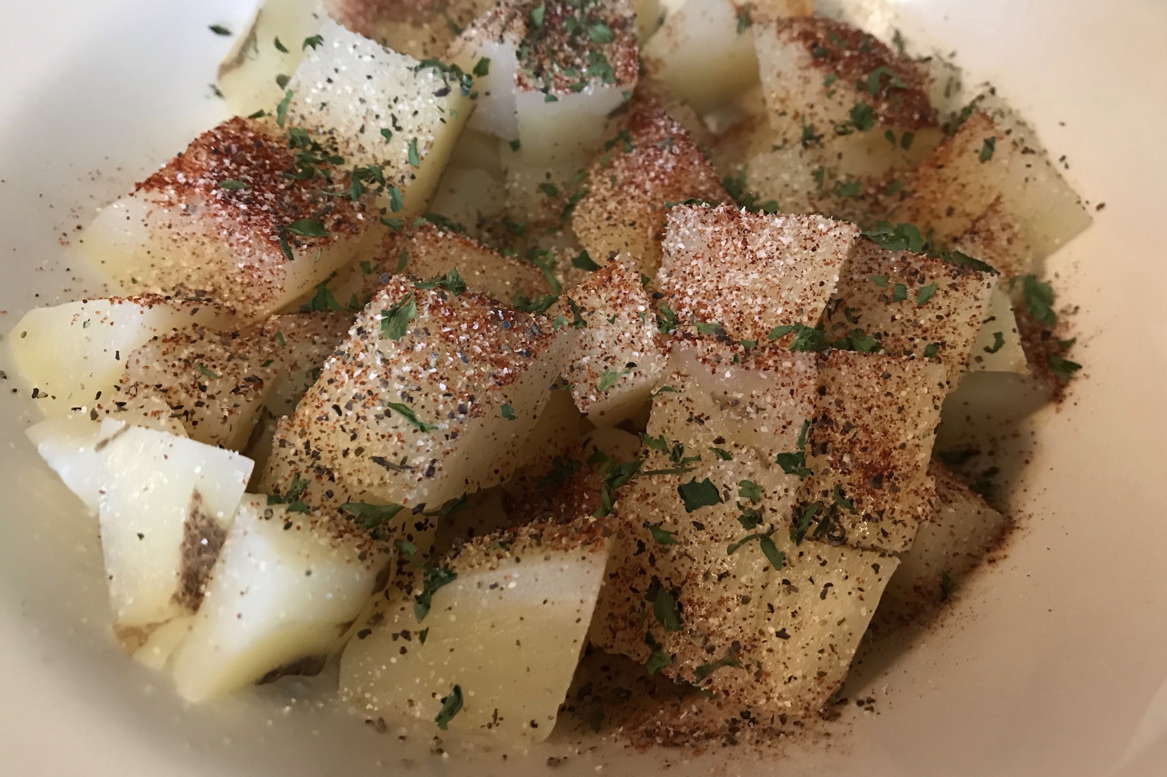 Potatoes, Steamed and Seasoned2