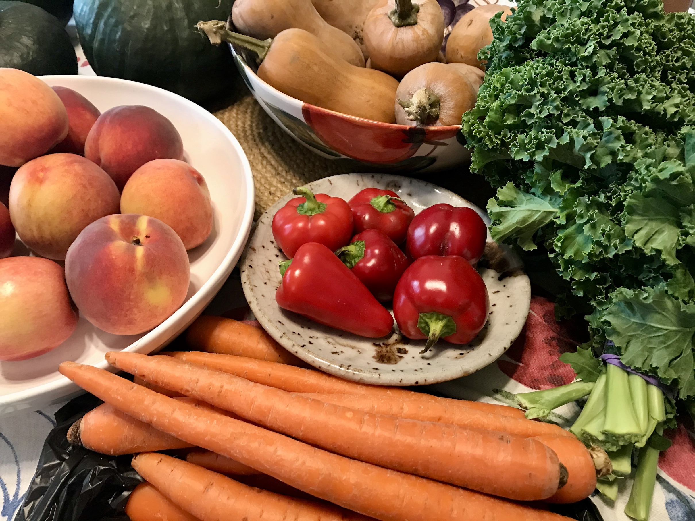 Local Farmers Market Produce Haul