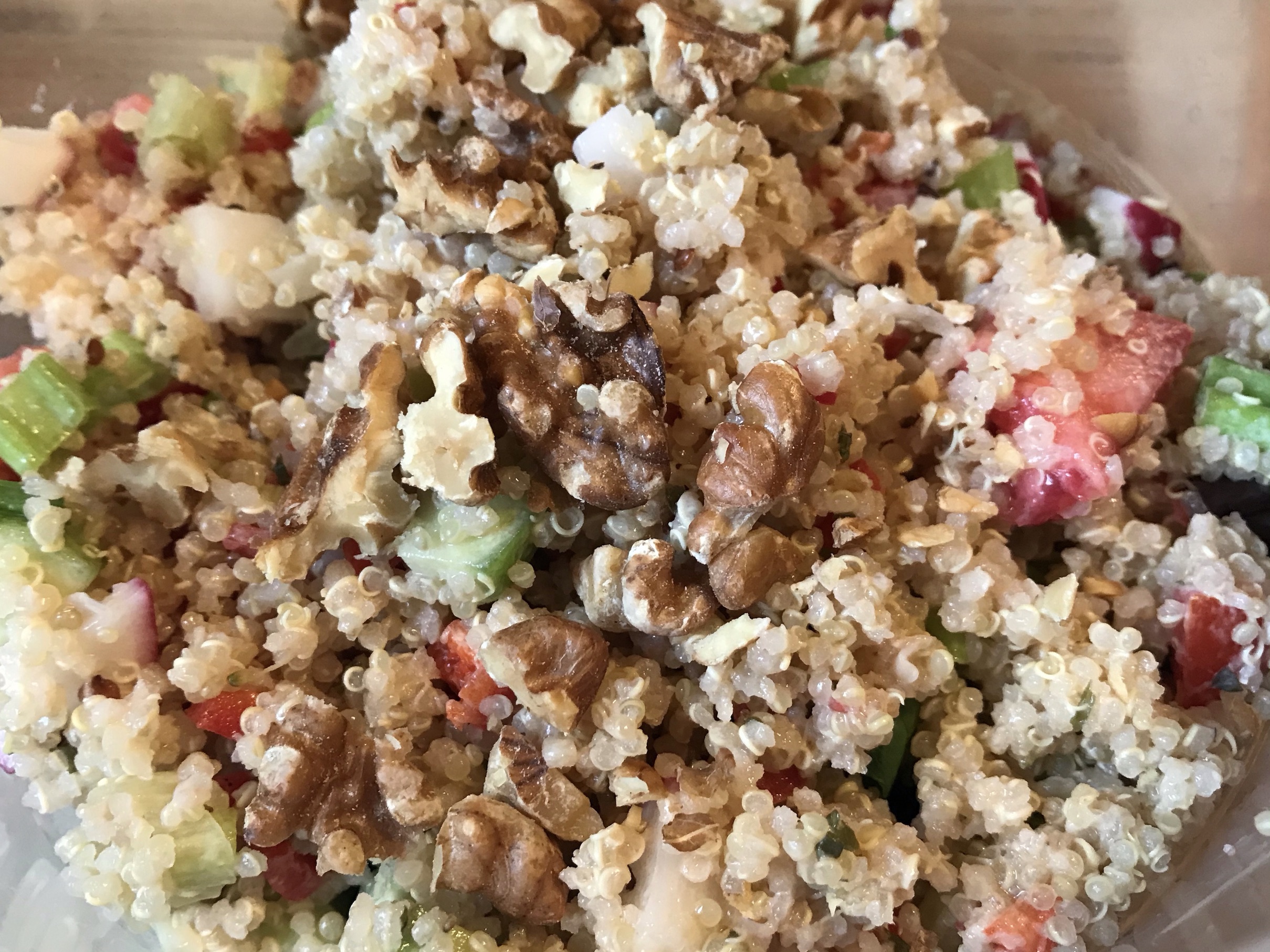 Quinoa Salad with Walnuts & Vegetables Quinoa Salad with Walnuts & Vegetables
