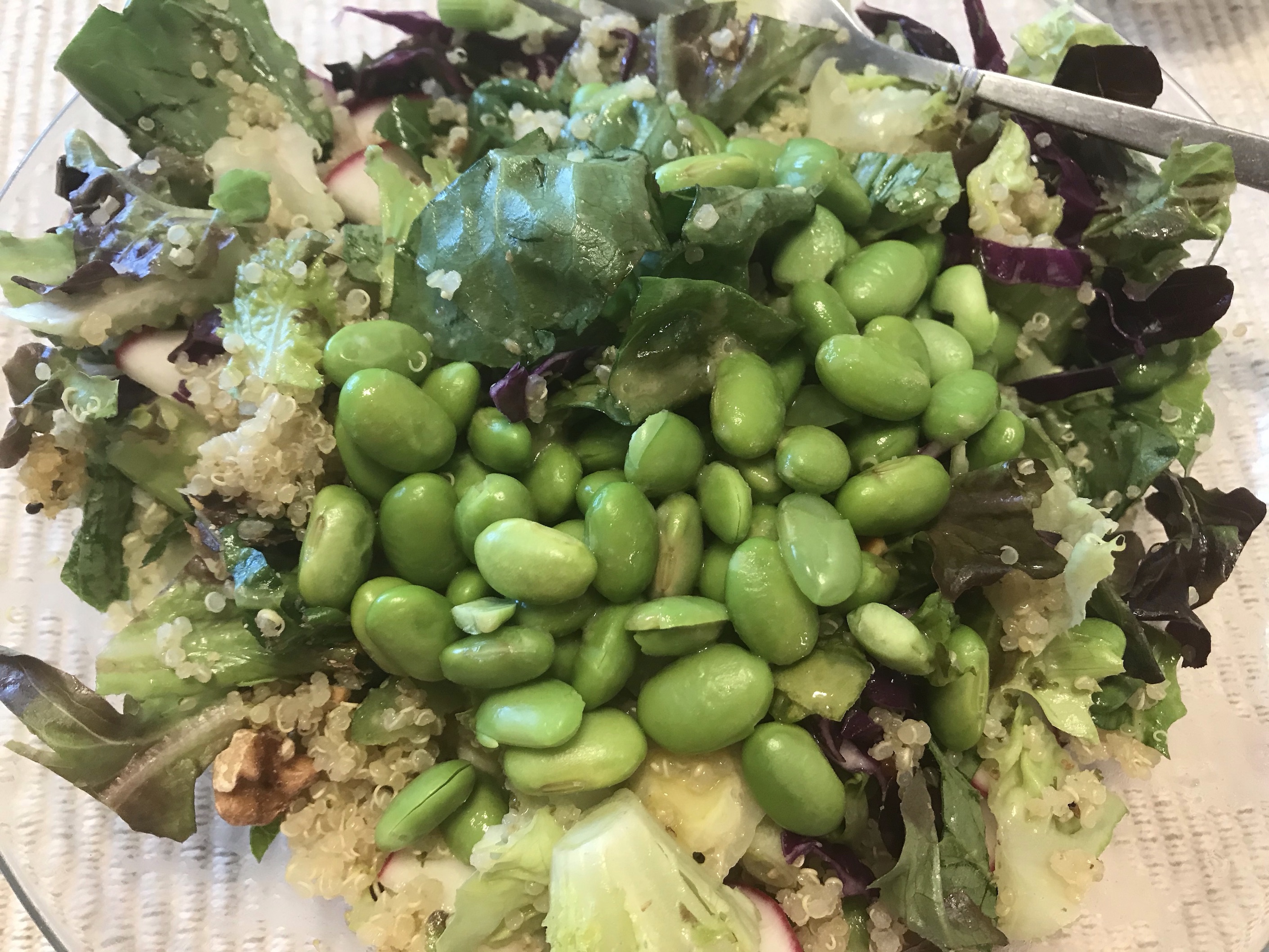 Salad with Quinoa & Edamame Salad with Quinoa & Edamame