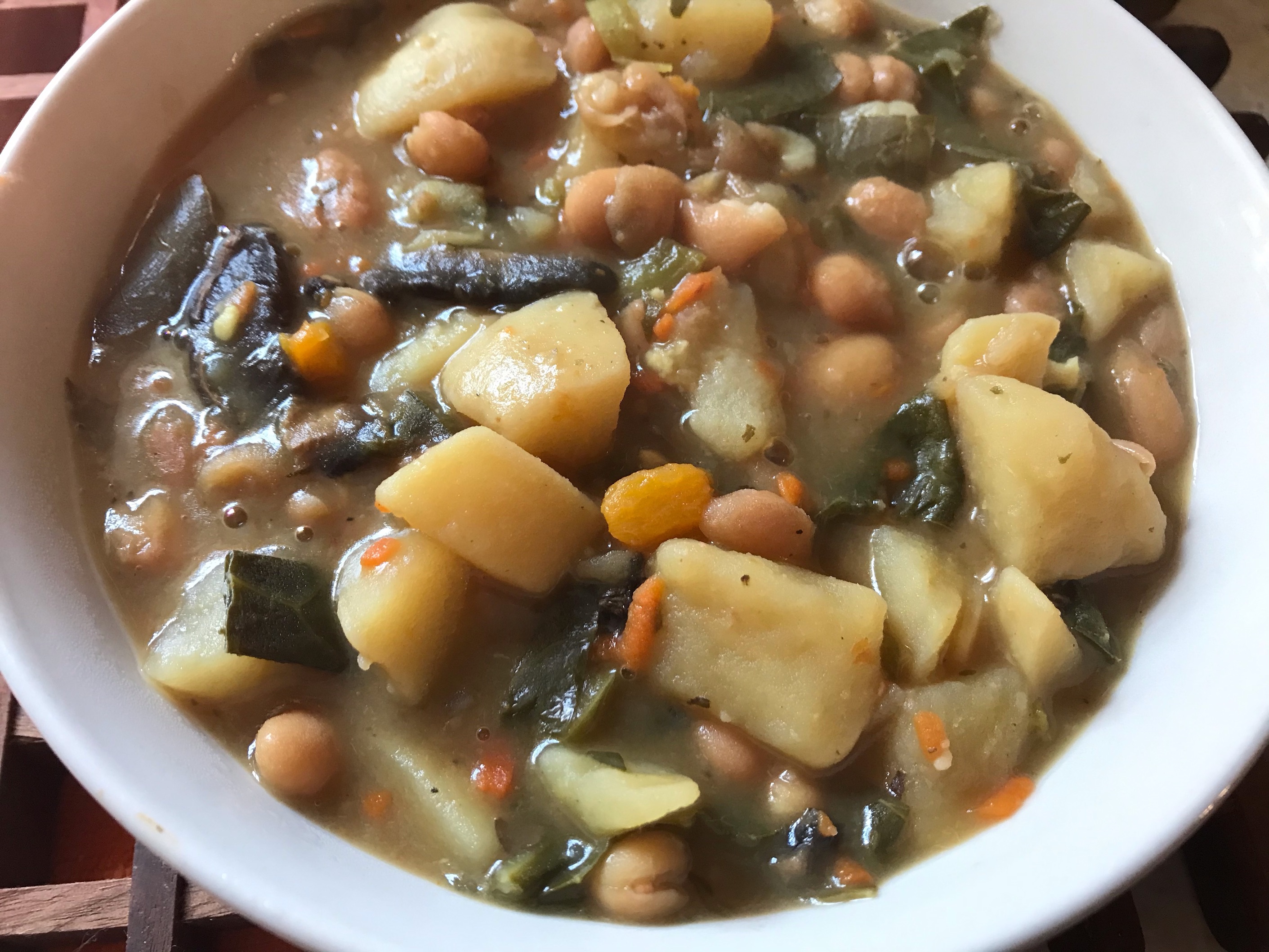 Potato & Pinto Bean Soup