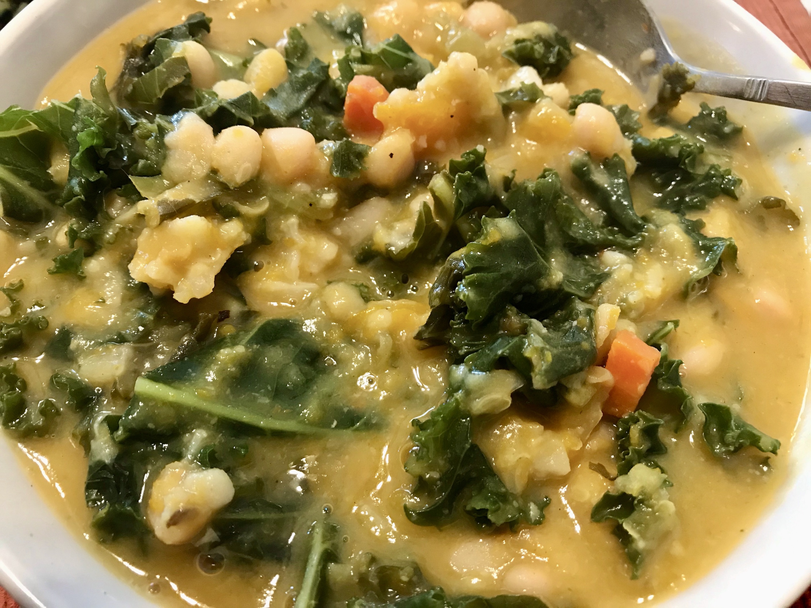 Soup White Bean Squash and Kale-1