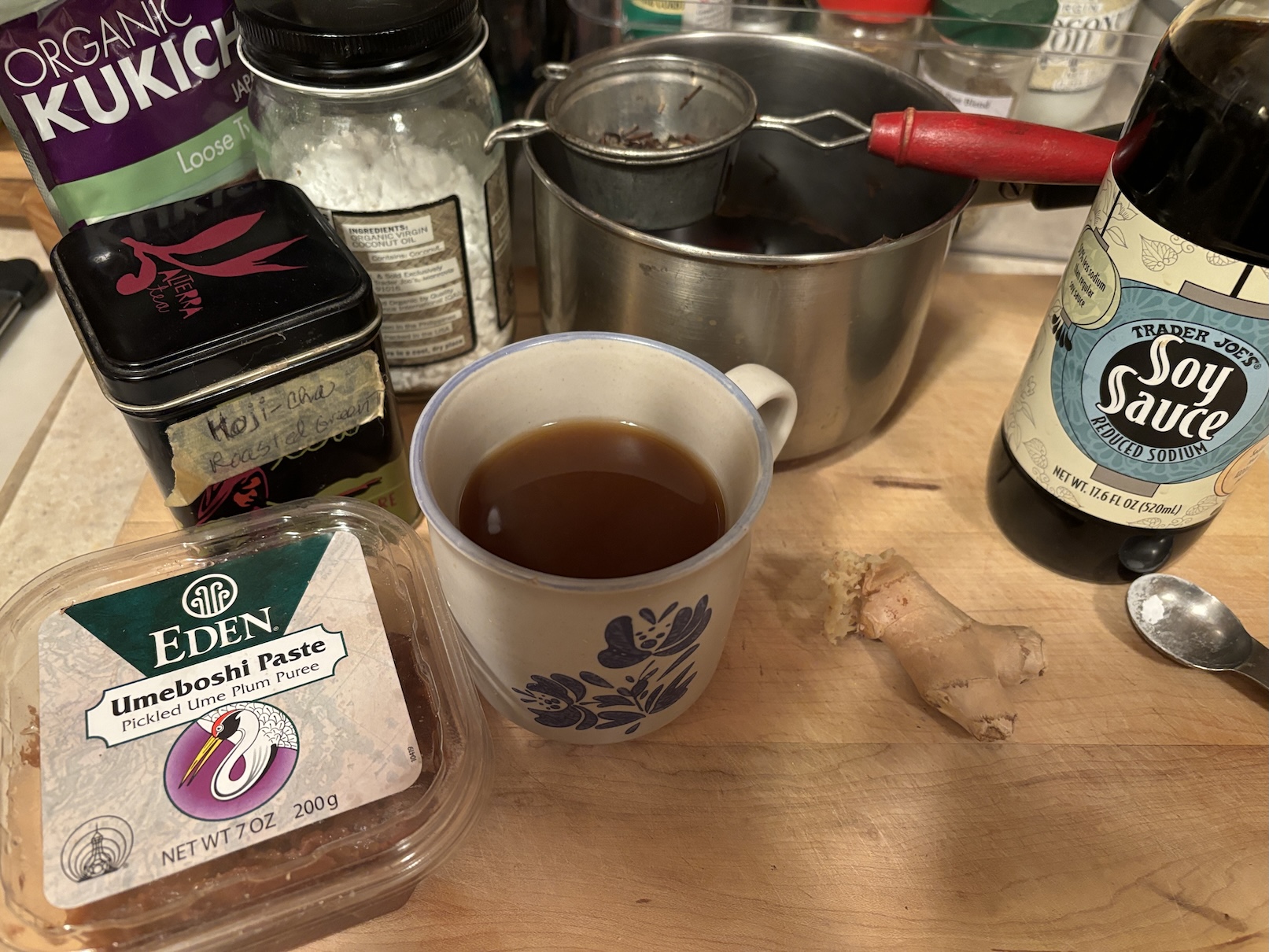 Ume Sho Kudzu Tea Ingredients - Macrobiotic Healing Remedy