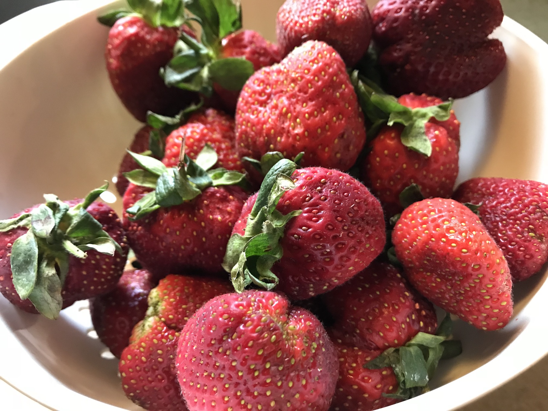 Fresh local Michigan strawberries Fresh local Michigan strawberries